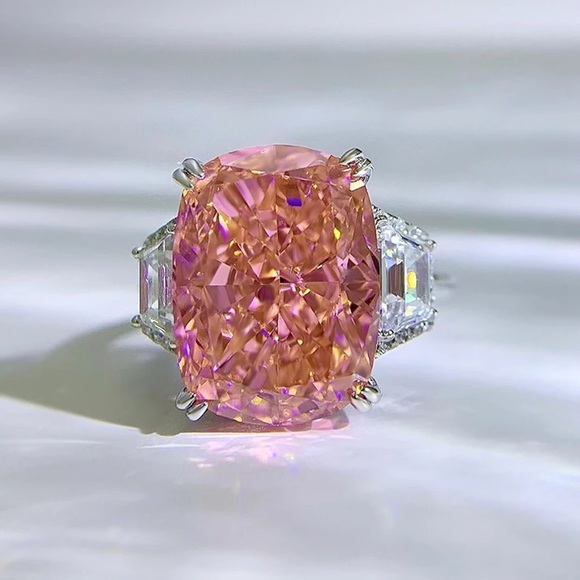 12ct Pink Sapphire Ring - Picture 7 of 16